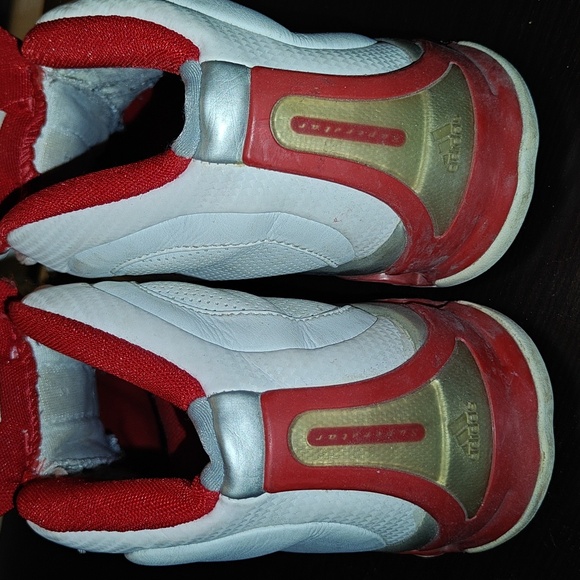 ADIDAS Superstar Basketball SHOES MENS Size 9.5 Art 534873 3 STRIPE 2005 Red - Picture 5 of 6